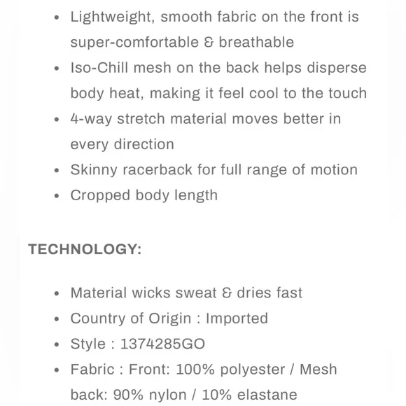 Under Armour Iso Chill tank (S) - Picture 12 of 14